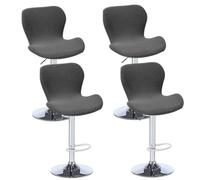 BUAOGDVG Couverture de chaises de Bar à Hauteur de comptoir, Housses de tabourets de Bar pivotants en Jacquard, Housses de tabourets de Bar pivotants Extensibles