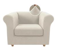 BUAOGDVG Housse de canapé Chesterfield Extensible avec Housses de Coussin séparées for Meubles de Salon avec Tissu Jacquard Plus épais(Colore Fossile,1 Posto)