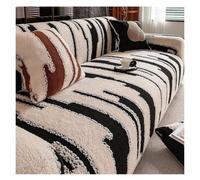 BUAOGDVG Housse de canapé élastique for Charges Lourdes | Housse universelle toutes saisons for canapés 3/2 places, fauteuils inclinables, causeuses(Nero,1 seater)