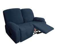 BUAOGDVG Housse de canapé Extensible inclinable, Housse de Chaise en Jacquard, Douce et antidérapante avec Poche, Housse de canapé inclinable Lavable pour(H,2seater)