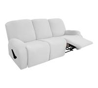 BUAOGDVG Housse de canapé Extensible inclinable, Housse de Chaise en Jacquard, Douce et antidérapante avec Poche, Housse de canapé inclinable Lavable pour(J,3seater)