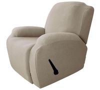 BUAOGDVG Housse de canapé Extensible inclinable, Housse de Chaise en Jacquard, Douce et antidérapante avec Poche, Housse de canapé inclinable Lavable pour(K,1 Seater)