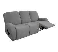 BUAOGDVG Housse de canapé Extensible inclinable, Housse de Chaise en Jacquard, Douce et antidérapante avec Poche, Housse de canapé inclinable Lavable pour(M,3seater)