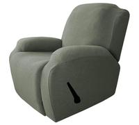 BUAOGDVG Housse de canapé Extensible inclinable, Housse de Chaise en Jacquard, Douce et antidérapante avec Poche, Housse de canapé inclinable Lavable pour(I,1 Seater)