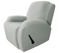 BUAOGDVG Housse de canapé Extensible inclinable, Housse de Chaise en Jacquard, Douce et antidérapante avec Poche, Housse de canapé inclinable Lavable pour(D,1 Seater)