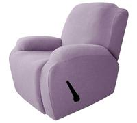 BUAOGDVG Housse de canapé Extensible inclinable, Housse de Chaise en Jacquard, Douce et antidérapante avec Poche, Housse de canapé inclinable Lavable pour(B,1 Seater)