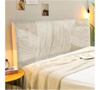 BUAOGDVG Housse de tête de lit Double 180/150/160/100 cm, Extensible et Lavable, idéale for Les Chambres et Les têtes de lit d'hôtel.(J,220cm(86inch))