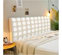 BUAOGDVG Housse de tête de lit Double 180/150/160/100 cm, Extensible et Lavable, idéale for Les Chambres et Les têtes de lit d'hôtel.(F,120cm(47inch))