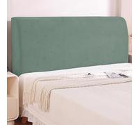 BUAOGDVG Housse de tête de lit élastique for lit Double/Simple, Double Lavable, Universelle Anti-poussière(Verde Chiaro,200CM)