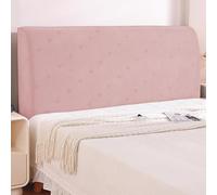 BUAOGDVG Housse de tête de lit élastique for lit Double/Simple, Double Lavable, Universelle Anti-poussière(Rose,200CM)