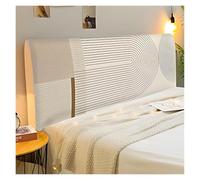 BUAOGDVG Housse Tete de Lit Extensible, Moderne Housse de Protection | Tête de Lit Déhoussable et Lavable, Anti-poussière(Marron,180cm)