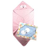 Bubabù Peignoir Sgunz pour enfant, triangle, 75 x 75 cm bleu ciel