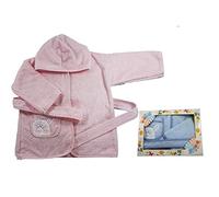 bubabù tippete Peignoir avec capuche et poche rose