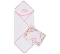 Bubabù YOGHY Peignoir triangle pour enfants 75 x 75 cm Rose