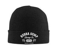 Bubba Gump Shrimp Co 1975 Forrest Gump Chapeau en Tricot Tuque d’Automne Hiver Casquettes en Acrylique Chaud Casquette Hip-hop Hommes Femmes Cadeau,