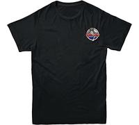 Bubba Gump Shrimp T-Shirt, Forrest Gump Inspired Embroidered Tee Top Black 3XL