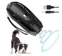 Bubbacare Anti Aboiement Chien, Anti Aboiement Chien Ultrason Portatifs avec Double Fréquence, Dispositif Anti Aboiement Chien Efficace de 16.4 Pieds pour l'entraînement Intérieur et Extérieur