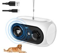 Bubbacare Anti Aboiement Chien, Dispositif Anti Aboiement Chien Ultrason à jusqu'à 50 Pieds de Contrôle à Longue Portée, 3 Niveaux Réglables, Boitier Anti Aboiement Chien Intérieur et Extérieur