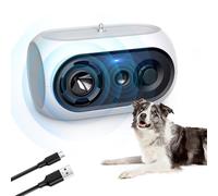 Bubbacare Anti Aboiement Chien Ultrason, 3 Modes Boitier Ultrason Chien, 50FT Automatique Appareil Anti Aboiement, Rechargeable Anti-Aboiement Chien Intérieur Extérieur pour Petits Grands Chien