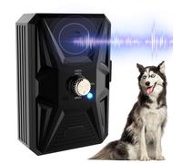 Bubbacare Anti Aboiement Chien Ultrason, 3 Niveaux Boitier Anti Aboiement avec Longue Portee, Rechargeable & Etanche Dispositif Anti Aboiement Exterieur IntéRieur pour Petits et Grands Chiens