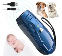 Bubbacare Dispositif anti-aboiement de chien, appareil anti-aboiement portable et rechargeable à ultrasons, appareil d'aide au dressage de chien, portée efficace de 5 m, dispositif anti-aboiement pour