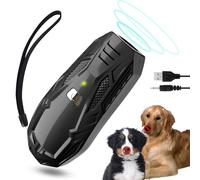 Bubbacare Dispositif anti-aboiement, dissuasif à ultrasons portable pour chien - Dispositif de contrôle des aboiements pour chien - Rechargeable - Portée de 5 m - Pour tous les chiens