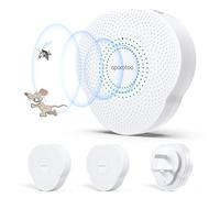 Bubbacare Répulsif Contre Souris et Rats à Ultrason, 4 Modes de Travail, 4 pcs Anti Souris Ultrason, répulsif intérieur, Efficace Contre Les Rats, sans Produits Chimiques