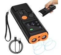 Bubbacare Ultrason Anti-Aboiement, Dispositif Anti-Aboiement À Deux Modes pour Chien avec Affichage LED Et Lampe De Poche, Dispositif Anti-Aboiement Portable, Ultrasons Anti-Aboiement Rechargeable