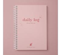 Bubbarino: Carnet de bord quotidien pour bébé, suivi et surveillance des nouveau-nés, du sommeil, des couches et des jalons. Cadeau pour les nouveaux parents, les grands-parents, les fêtes prénatales,