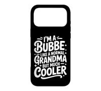 Bubbe, comme Une Grand-mère Normale, Grand-mère juive Beaucoup Plus Cool Coque pour iPhone 17 Pro Max