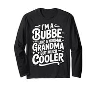 Bubbe, comme Une Grand-mère Normale, Grand-mère juive Beaucoup Plus Cool Manche Longue