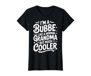 Bubbe, comme Une Grand-mère Normale, Grand-mère juive Beaucoup Plus Cool T-Shirt Graphique avec Valeur