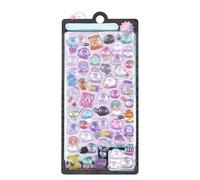 Bubble - 3D Puffy Adhesive Art, Textured Raised Decals, Vibrant Embossed Sticker Set, Fun Decorative Collection | With Cute Design For Scrapbook Phone Case Diary Kids Teens Girls Boy