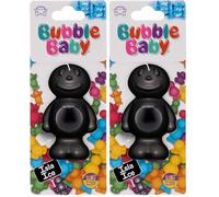 Bubble Baby Désodorisant et éliminateur d'odeurs de voiture à Membrane liquide cardée de parfum de glace fraîche (Lot de 2)