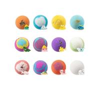 Bubble Bath Ball For Kids - 12 Pieces Relaxing Soak,Bath Salts With Toy | For Spa Home Travel Hotel Kids Boys Girls