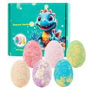 Bubble Bath Balls - Bath Bombs Set, Fizzy Baths Salts with Skin Gentle Formula, Colorful Bathing Balls with Fun Design, 6 Piece Kids Baths Set for Spa Home Tub Travel Use