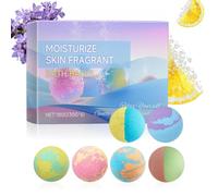 Bubble Bath Balls - Scented Bathing Product, Relaxing Ball Set with Aromatherapy Formula, Bath Accessory, Spa Essential, Bomb Kit for Women Men Ladies Girls Boys Lovers Date Night Birthday Holiday