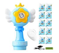 Bubble - Battery Operated LED Bubble Maker Automatic Foam Sprinkler Toy | Remote Control Blower Toy for Kids Party Birthday Wedding Garden Pool Lawn Festival