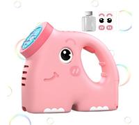Bubble Blower, Elephant Toy, Bubble Machine, ABS Build, 6.69x5.51x2.56 inches, 250g Weight, Handheld Battery Powered, Fun Outdoor Play, Maker for Boys Girls Kids Adults Events
