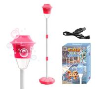 Bubble Blower - Machine À Torche À Bulles Avec Veilleuse Et Musique | Machine Bubble1 Rechargeable | Jouet De Fabrication Automatique Pour Jeux En Plein Air, Divertissement De Fête, Événements D'anniv