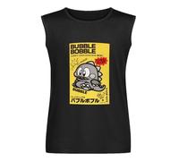 Bubble Bobble Poster Vest Tank T-Shirt Cotton Men Black Sleeveless Tee 3XL