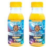 Bubble Brothers Giant Bubbles Lot de 2 flacons de 250 ml de concentré pour bulles de savon géantes pour anniversaire d'enfant (citron, 2 x 250 ml = 10 l)