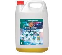Bubble Brothers Recharge de 5 l de liquide pour bulles de savon - Solution concentrée pour bulles géantes - Bulles de savon stables - 1 x 5 l