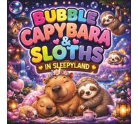 Bubble Capybara & Sloths in Sleepyland: A Cute and Easy Bedtime Coloring Book for Kids Ages 4-8 Featuring Adorable Capybaras, Sleepy Sloths and 40 ... Pages for Calm Evenings and Sweet Dreams