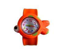 (Bubble Fish Orange)s Pat Watch Mouvement à quartz Montre 's Day #YoGu