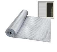 Bubble Foil Insulation, Reflective Thermal Barrier Roll, Heat Shield | Bubble Foil Insulation, Reflective Thermal Barrier, Radiant Heat Shield, Lightweight Roll Material for Home, Garage and Build