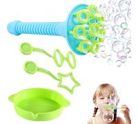 Bubble for Kids - Ensemble souffleur de Bulles Trompette 7 x 15 cm, 3 pièces, Plateau de, Machine à Bulles, Jouets ABS pour Les Tout-Petits, Anniversaire, Mariage, Festival, Plage, Parc, Camp