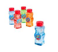 Bubble Fun Lot de 5 flacons à Bulles de Savon Liquide de 60 ML avec bâton à Bulles à partir de 3 Ans