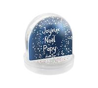 BUBBLE GUM Boule à Neige- Joyeux noël Papy étoiles