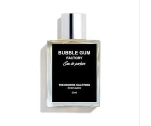 Bubble Gum Factory - Eau de parfum 50 ml chez Theodoros Kalotinis - Parfum unisexe - Parfum doux et durable avec des notes de chewing-gum, sucre, fraise balinaise, vanille